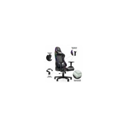 SILLA GAMER WOXTER STINGER STATION ELITE V2.0 PISTON CLASE 3 RESPALDO INCLINABLE 5 RUEDAS LUCES LED APP PARA CAMBIAR COLOR Y