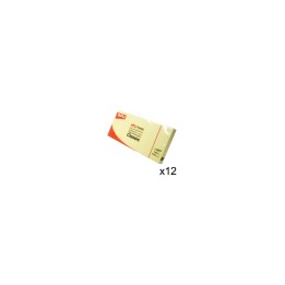 NOTAS ADHESIVAS APLI PACK DE 12 UDS BLOC DE 100 HOJAS AMARILLO 10977