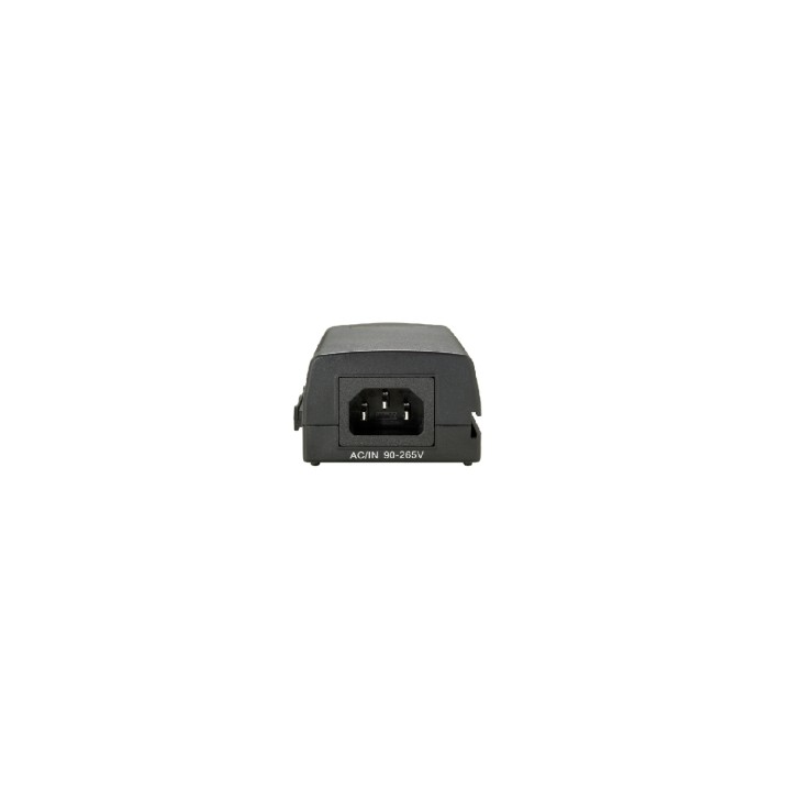INJECTOR DE CORRIENTE LEVELONE POE PD PASA DATOS Y ALIMENTACION POR EL MISMO CABLE NEGRO POI-2001