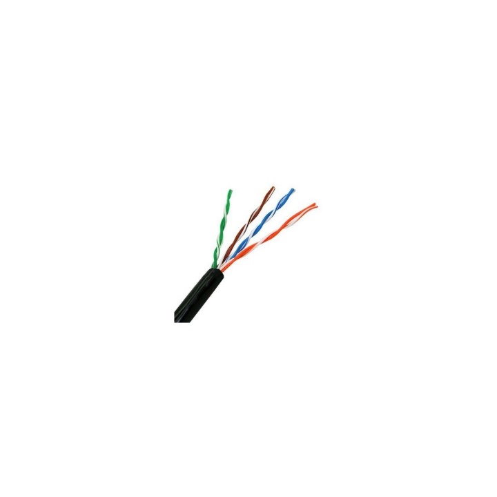 BOBINA CABLE AISENS RJ45 CAT5E UTP AWG24 RIGIDO 305M NEGRO A133-0213