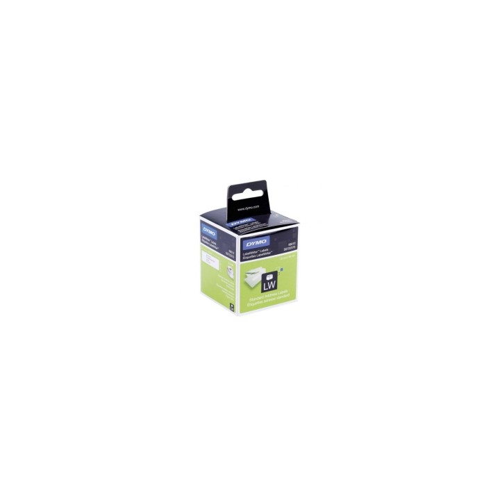 ETIQUETAS DYMO LABEL WRITER PAPEL PARA DIRECCIONES 130 X 2 ROLLOS BLANCAS DE 89X28MM S0722370