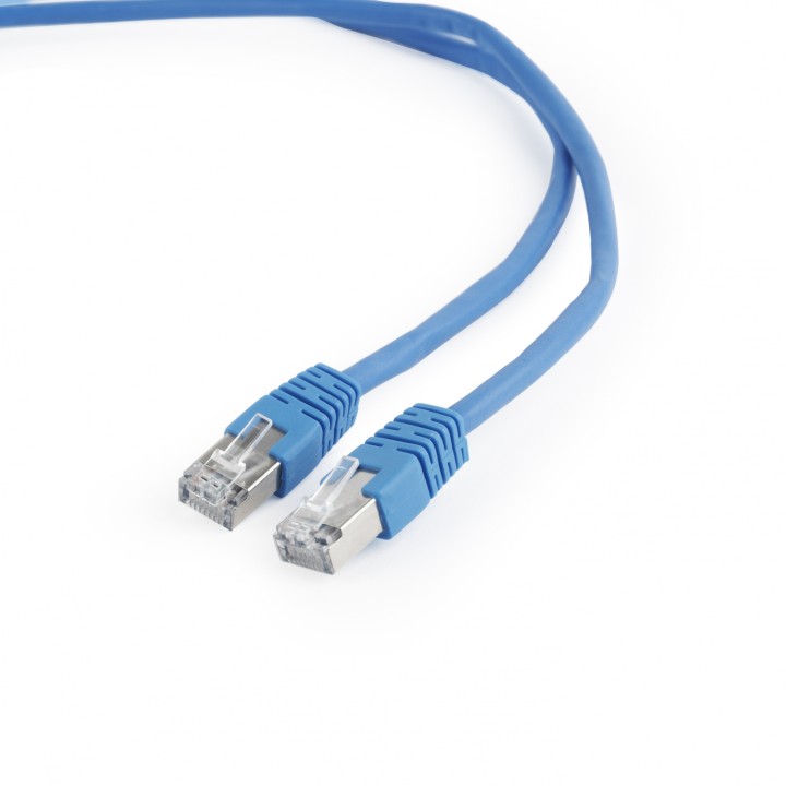 LATIGUILLO GEMBIRD CAT 6 FTP 0.5METROS AZUL PP6-0.5M/B