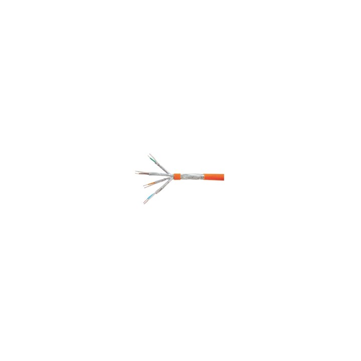 BOBINA DE CABLE EQUIP CAT 7 S/FTP RIGIDO 200M LSOH LIBRE DE HALOGENOS NARANJA 187323