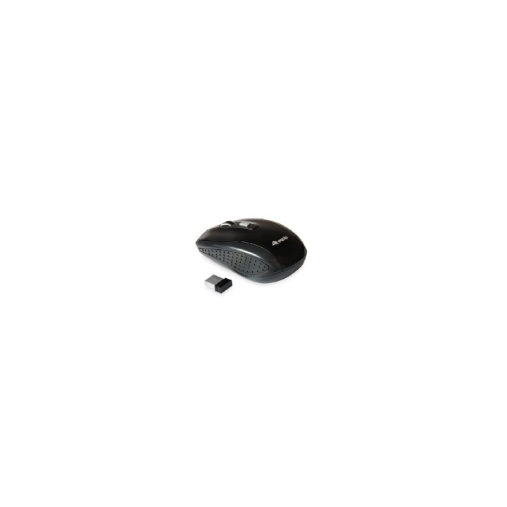 RATON EQUIP LIFE OPTICO INALAMBRICO 2.4GHZ 4 BOTONES DPI 800 1200 1600 NEGRO 245104