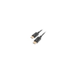 CABLE LANBERG DISPLAYPORT MACHO A DISPLAYPORT MACHO MAXIMA RESOLUCION 4K 3M NEGRO CA-DPDP-10CC-0030-BK