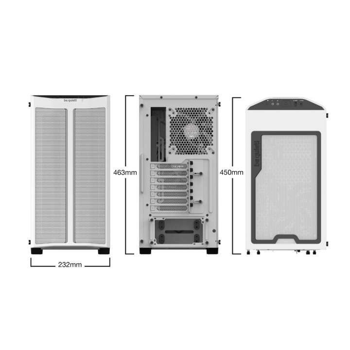 CAJA TORRE BE QUIET PURE BASE 500DX BLANCO BGW38