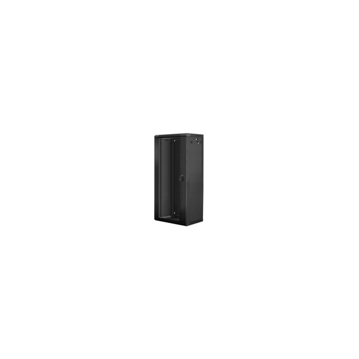 ARMARIO MURAL LANBERG 27U 19P 600X600X1304MM ACCESORIOS MONTAJE NEGRO WF01-6627-10B