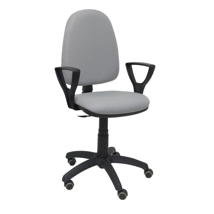 SILLA AYNA BALI BRAZOS FIJOS RUEDAS DE PARQUET GRIS 04CPBALI40BGOLFRP