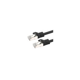 LATIGUILLO APANTALLADO EQUIP S/FTP CATEGORIA 6 HF 7.5M NEGRO 605595