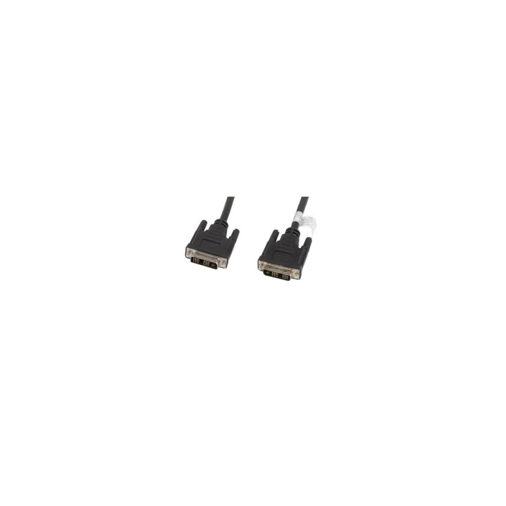 CABLE LANBERG DVI-D MACHO A DVI-D MACHO MAXIMA RESOLUCION 1440P 1.8M NEGRO CA-DVIS-10CC-0018-BK