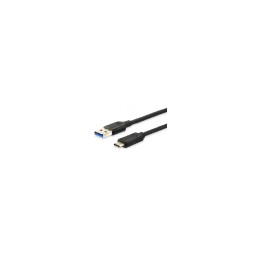 CABLE EQUIP USB-C MACHO A USB 3.0 TIPO A MACHO 0.5M NEGRO 128345