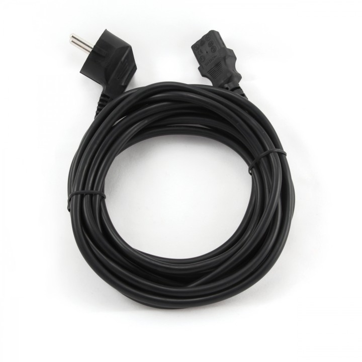 Gembird PC-186-VDE-5M cable de transmisión Negro