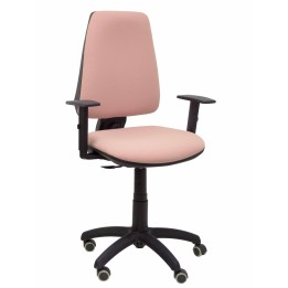 SILLA ELCHE CP BALI BRAZOS REGULABLES RUEDAS DE PARQUET ROSA PÍLIDO 14CPBALI710B10RP