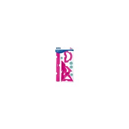 KIT DE TRAZADO MILAN FLEXIBLE RESISTENTE ROSA ACID 359801P