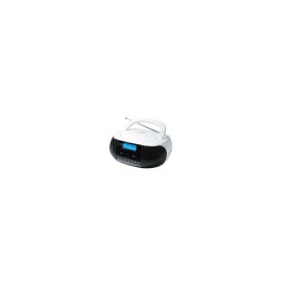 SUNSTECH CRUSM400WT RADIO CD R RW MP3 WMA FM USB AUX-IN PANTALLA LCD BLANCO