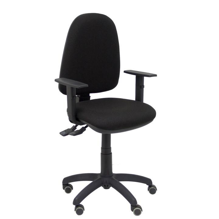 SILLA AYNA S BALI BRAZOS AJUSTABLES Y RUEDAS DE PARQUET NEGRO 04SBALI840B10RP