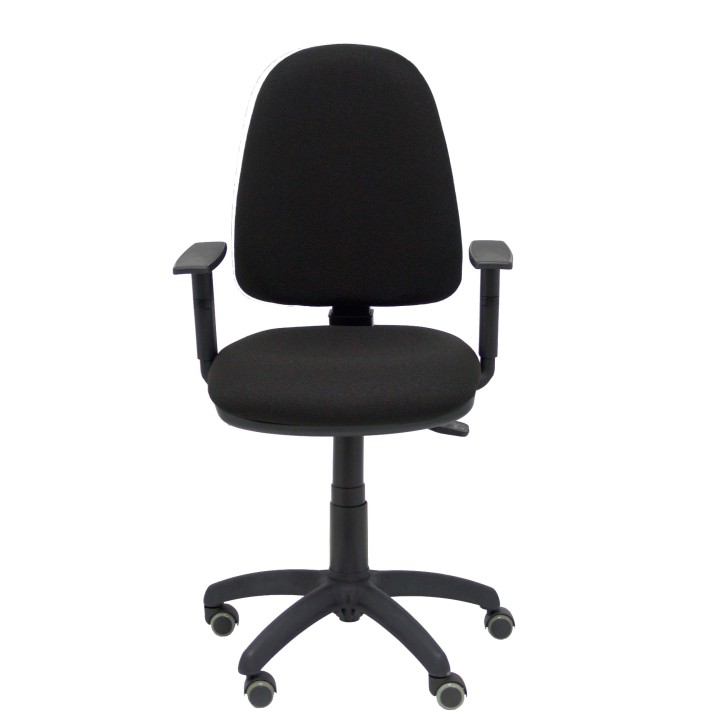 SILLA AYNA S BALI BRAZOS AJUSTABLES Y RUEDAS DE PARQUET NEGRO 04SBALI840B10RP