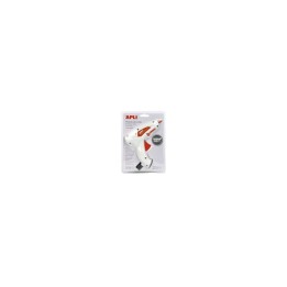 PISTOLA ADHESIVA APLI PREMIUM 20W + 2 BARRAS DE COLA TERMO FUSIBLE APLI 16668