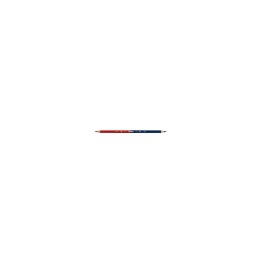 CAJA 12 UNIDADES DE LAPICES BICOLOR MILAN MINA RESISTENTE A ROTURA FORMA TRIANGULAR ERGONOMICA AZUL ROJO 0702312