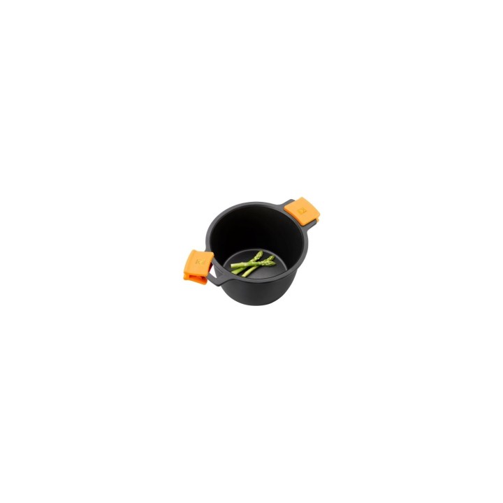 OLLA ALTA EFFICIENT BRA 4.1L ESPESOR 6MM ALUMINIO FUNDIDO TEFLON ANTIADHERENTE PLATINUM PLUS TAPA VIDRIO TEMPLADO A273903