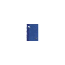 LIBRETA OXFORD ESPIRAL A4 TAPA EXTRADURA 80 HOJAS 4 TALADROS AZUL 100430197