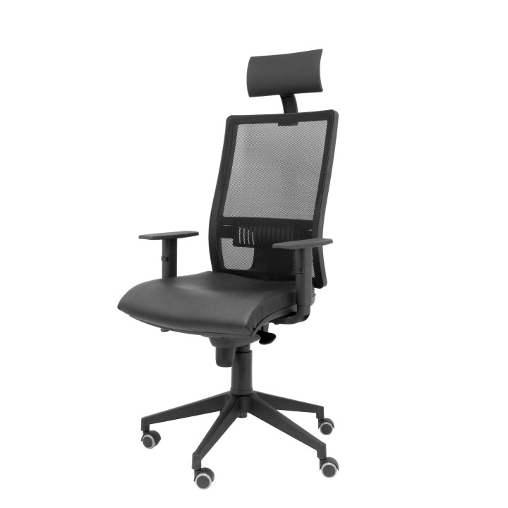 SILLA HORNA CON CABECERO PIEL NEGRO 10SPIELNE