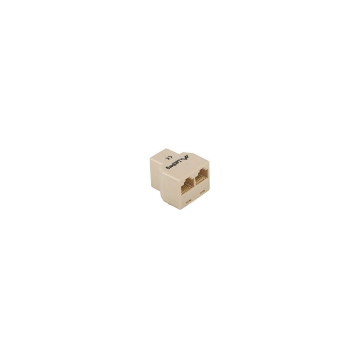 ADAPTADOR SPLITTER LANBERG 1XRJ45 HEMBRA A 2XJ45 HEMBRA SIN BLINDAJE AD-RJ45-2RJ45-OU