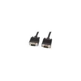CABLE LANBERG VGA MACHO A VGA MACHO FERRITAS 5M NEGRO CA-VGAC-10CC-0050-B
