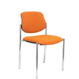 SILLA FIJA VILLALGORDO CHASIS CROMO BALI NARANJA 27CRBALI308