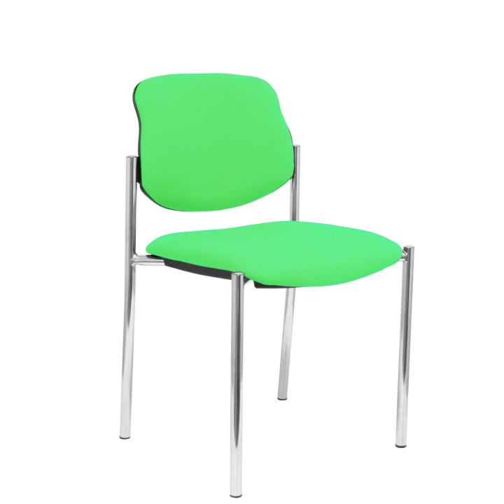 SILLA FIJA VILLALGORDO CHASIS CROMO BALI VERDE 27CRBALI22