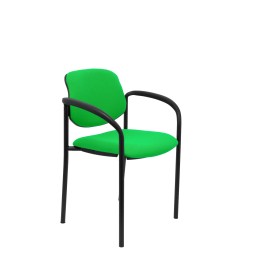 SILLA FIJA VILLALGORDO CHASIS NEGRO BRAZOS BALI VERDE 27NBALI22CB
