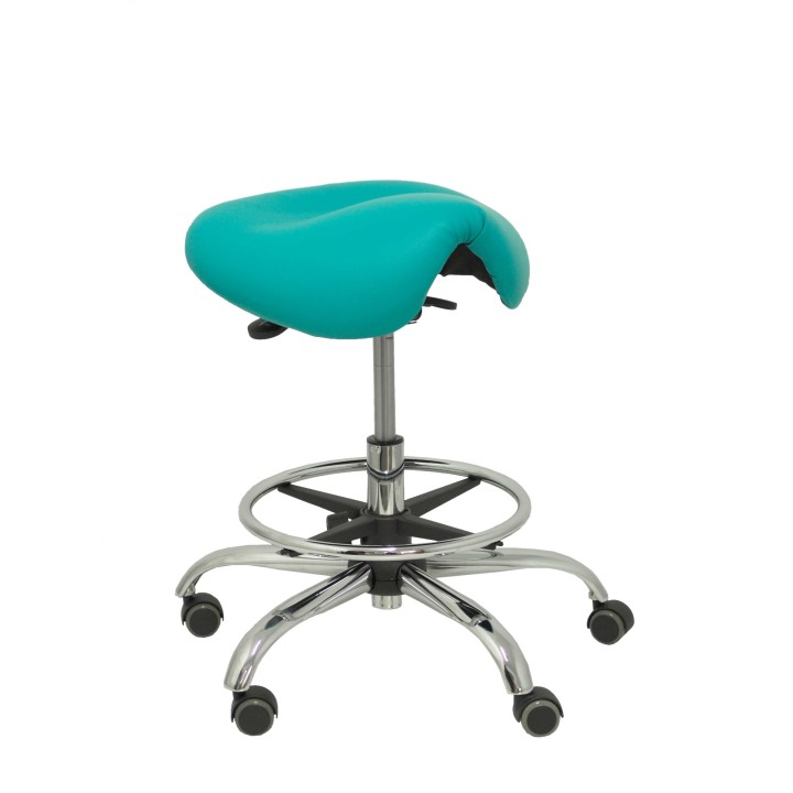 TABURETE ALATOZ SIMILPIEL VERDE T16BSP39CRRP