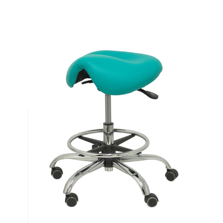 TABURETE ALATOZ SIMILPIEL VERDE T16BSP39CRRP