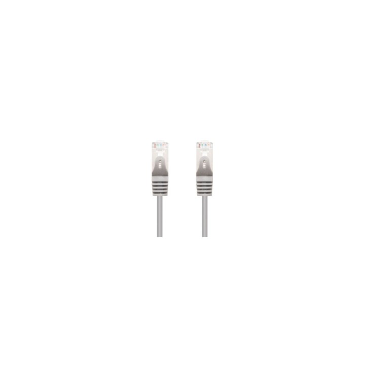 LATIGUILLO DE RED NANOCABLE RJ45 FTP CAT6 2M GRIS 10.20.0802