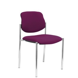 SILLA FIJA VILLALGORDO CHASIS CROMO BALI MORADO 27CRBALI760
