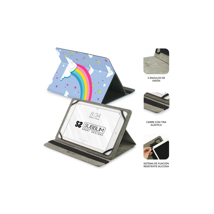 FUNDA UNIVERSAL SUBBLIM TABLET 10.1P DIBUJO SUB-CUT-4TC008