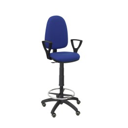 TABURETE AYNA BRAZOS FIJOS RUEDAS DE PARQUE BALI AZUL T04CPBALI229BGOLFRP