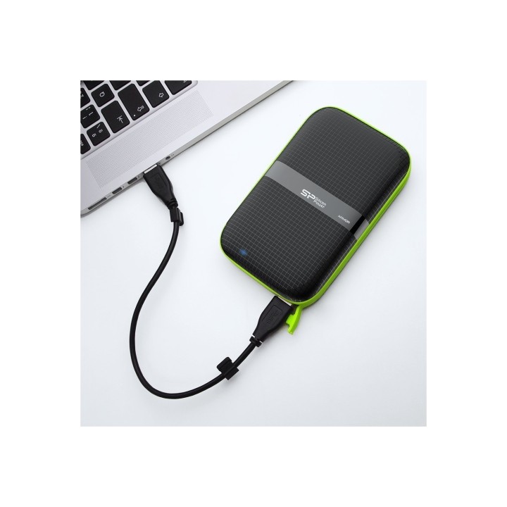 Silicon Power Armor A60 disco externo 2.5 SP HD A60 4Tb negro verde P040TBPHDA60S3K