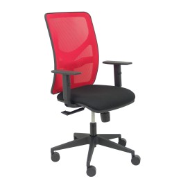 SILLA MOTILLA MALLA ROJO BRAZO REGULABLE ASIENTO BALI NEGRO 21SM350B840B10