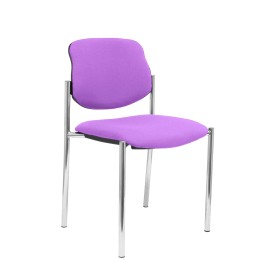 SILLA FIJA VILLALGORDO CHASIS CROMO BALI LILA 27CRBALI82