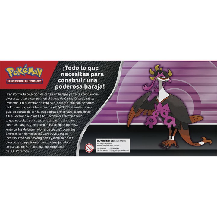 Estuche Kit Herramientas de Entrenador cartas Pokemon español