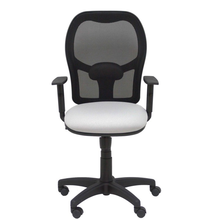 SILLA ALOCEN MALLA NEGRO BRAZOS REGULABLES ASIENTO BALI GRIS 345SM840B40B10CRN