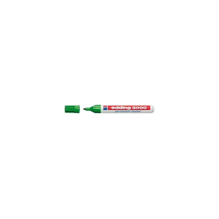 EDDING 3000 ROTULADOR PERMANENTE PUNTA REDONDA EDD3000VER