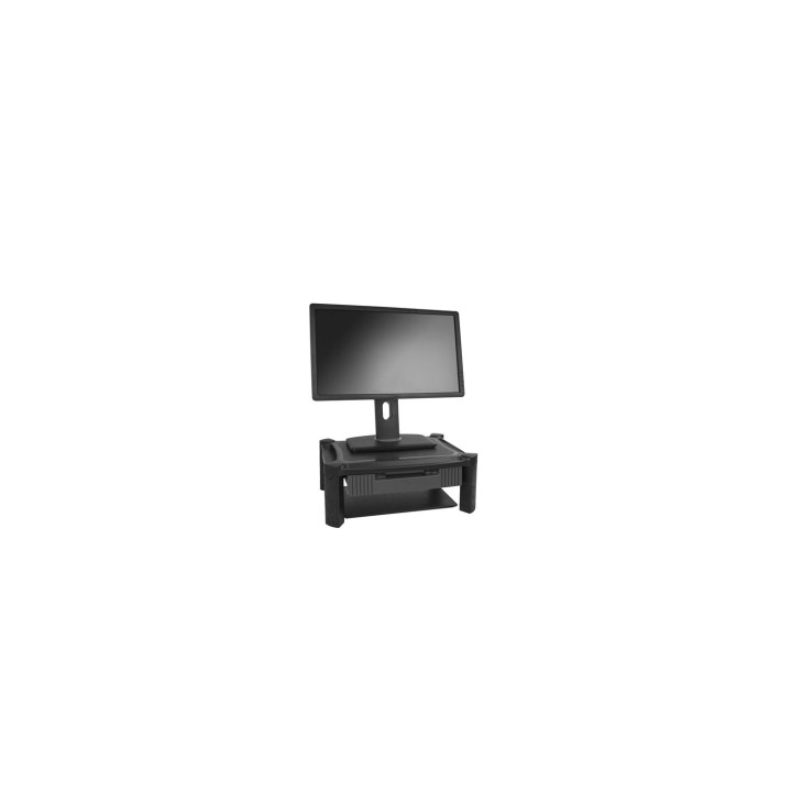 StarTech.com Base con cajon Soporte para Monitor - Altura Ajustable - Negro