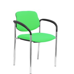 SILLA FIJA VILLALGORDO CHASIS BRAZOS CROMO BALI VERDE 27CRBALI22CB
