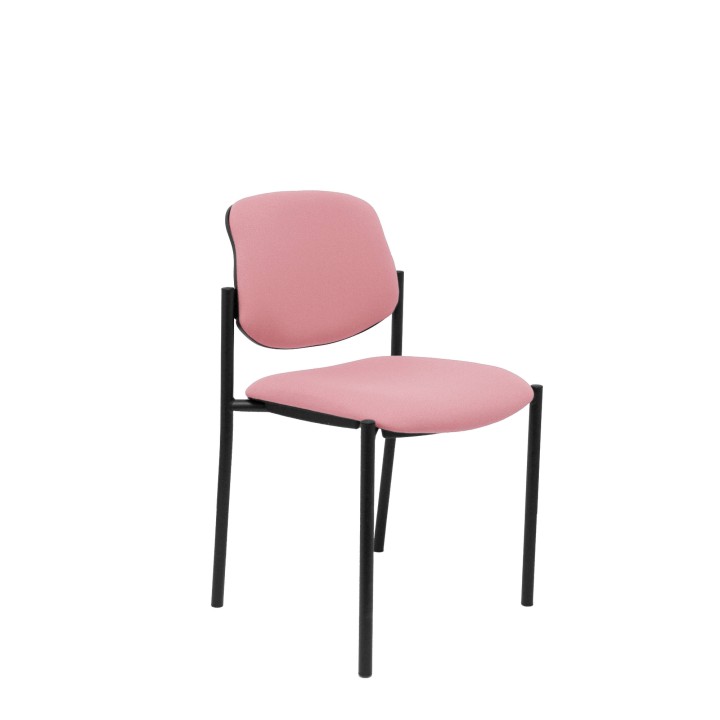 SILLA FIJA VILLALGORDO CHASIS NEGRO BALI ROSA 27NBALI710