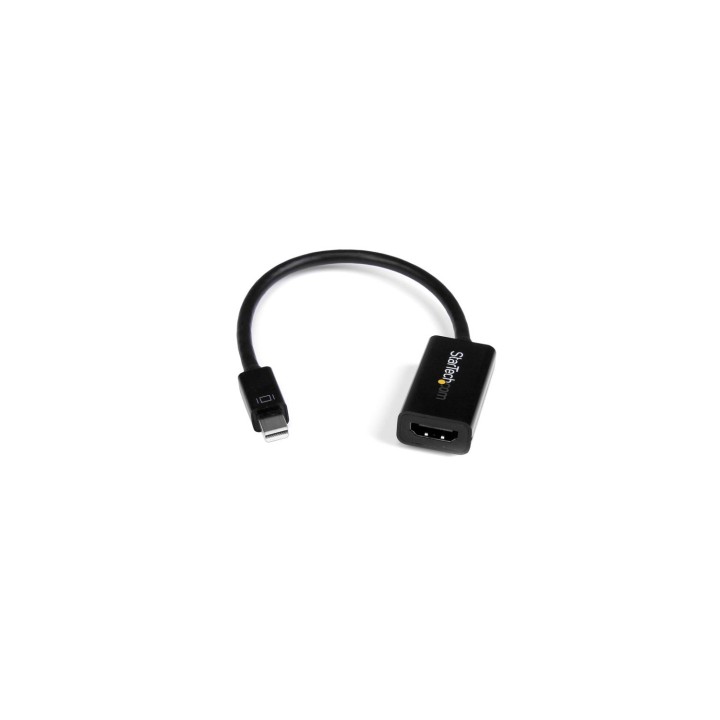 StarTech.com Conversor de VÍ­deo Mini DisplayPort a HDMI con Audio â€“ Adaptador Activo MDP 1.2 para MacBook Pro â€“ 4K 30Hz -