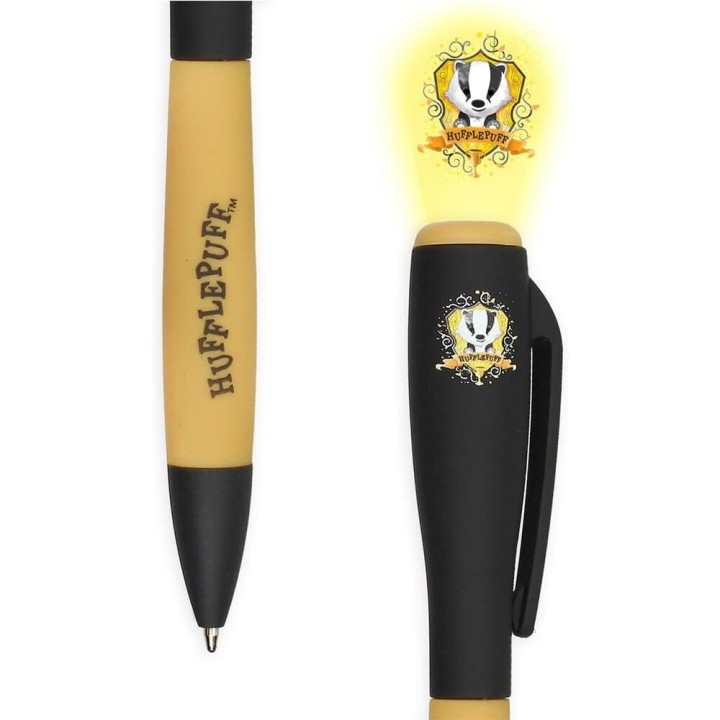 Boligrafo proyector luz Hufflepuff Harry Potter