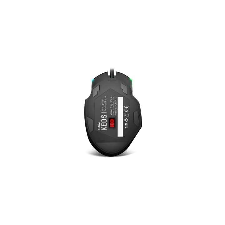 RATON OPTICO KROM GAMING USB NEGRO NXKROMKEOS