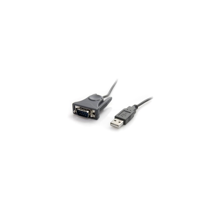 StarTech.com Cable Adaptador de 0.9m USB a Serie Serial DB9 DB25 RS232 - 0.9m Negro